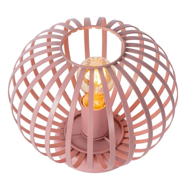 Lucide MERLINA - Tischlampe Kinderzimmer - Ø 25,5 cm - 1xE27 - Rosa - DETAIL 1